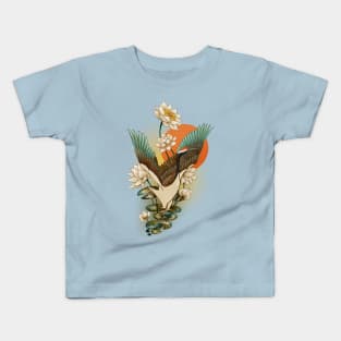 Crane Dance Kids T-Shirt